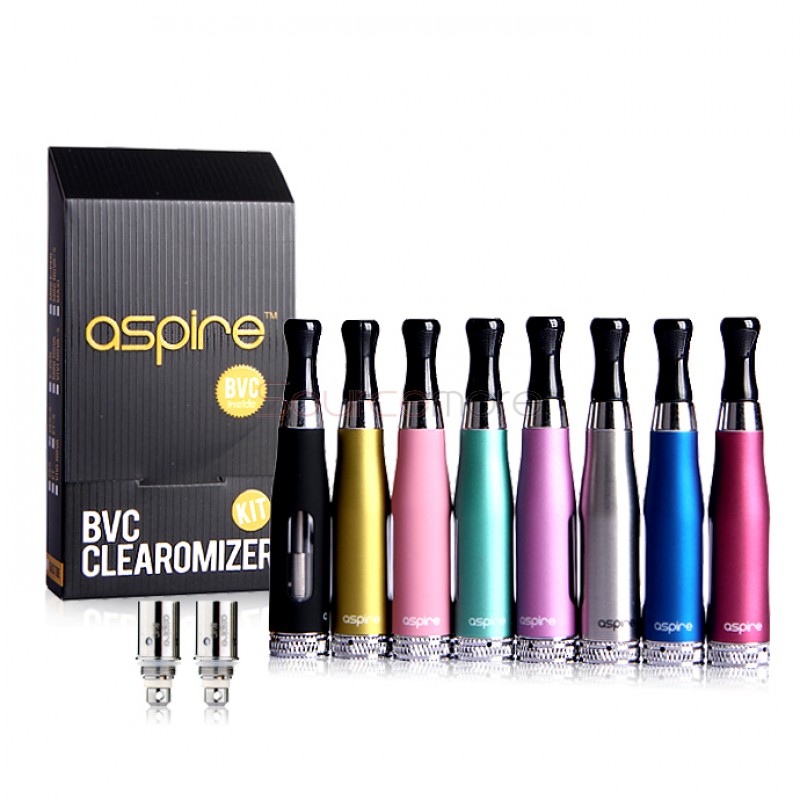 Aspire CE5S BVC Clearomizer Kit with Coils - Silver
