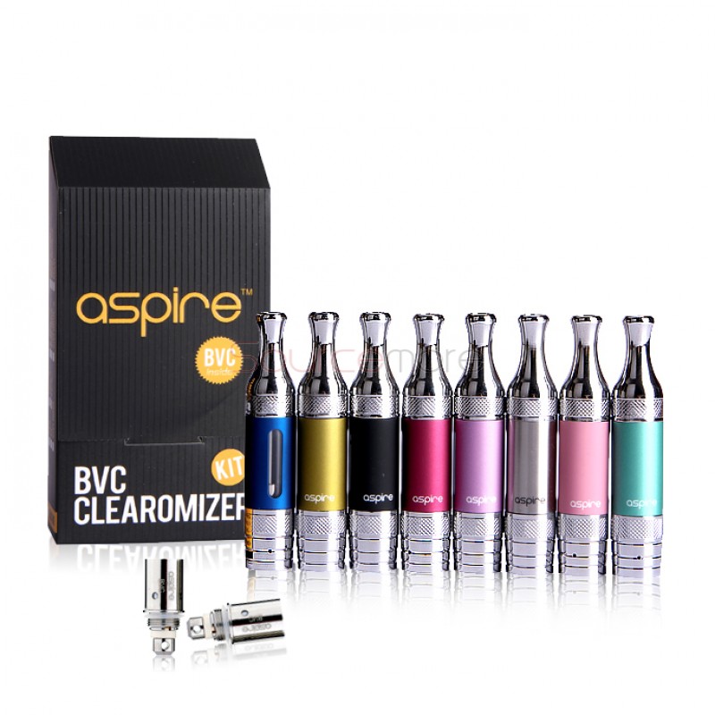 Aspire ET-S BVC Clearomizer Kit With Coils - Silver