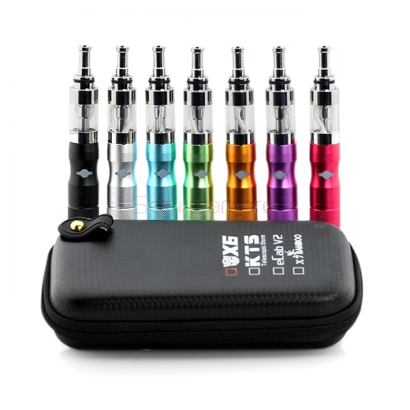 Kamry X6 Starter Kit with X6 1300mah Battery 2.2ml X6 V2 Atomizer US Plug-Blue