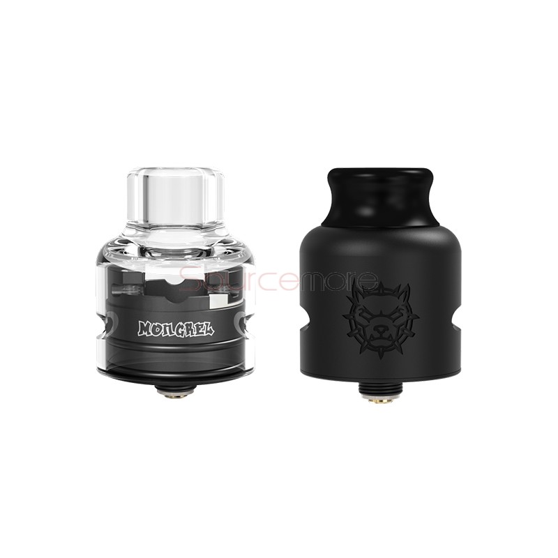 Damn Vape Mongrel RDA Matte Black