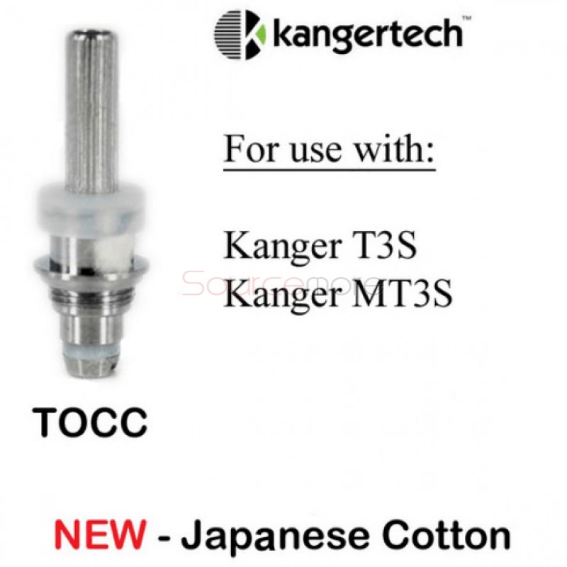 5PCS Kanger New TOCC Organic Cotton Coils for T3S MT3S  - 1.5ohm