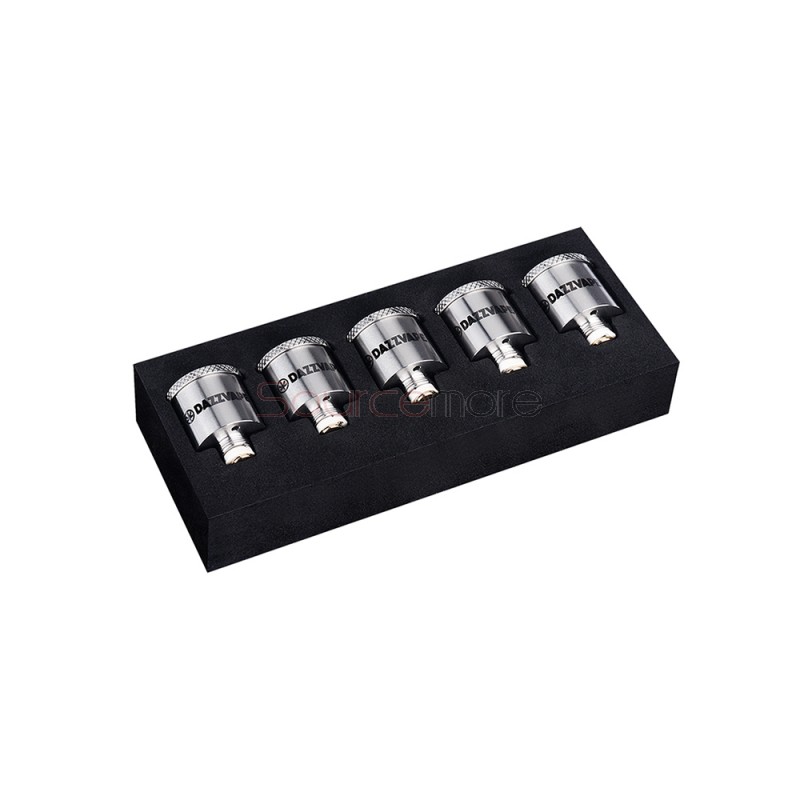 Dazzvape Melter Triple Titanium Quartz Coil 5pcs