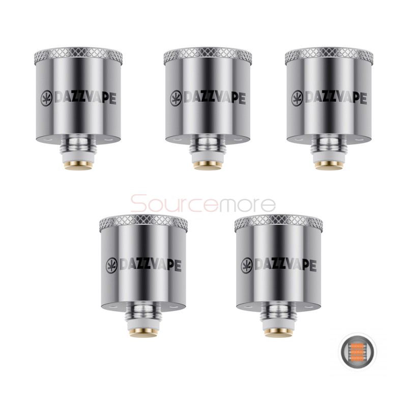 Dazzvape Melter Triple Titanium Quartz Coil 5pcs