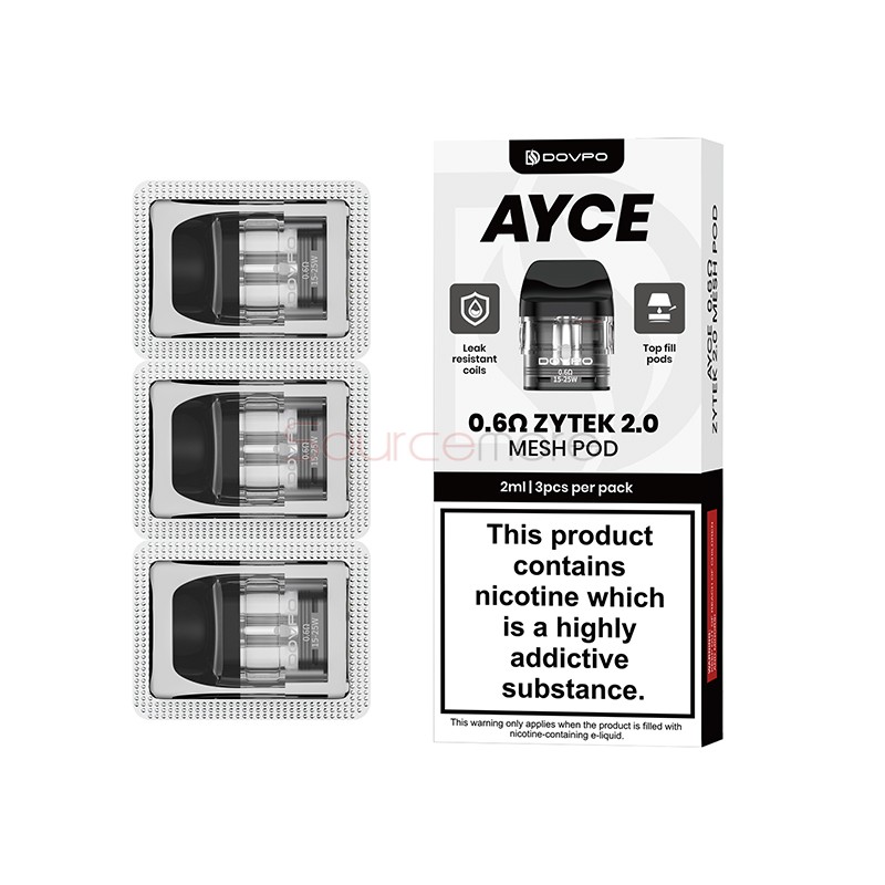 DOVPO Ayce Zytek 2.0 Mesh Pod 2ml 0.6ohm 3pcs