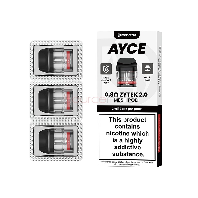 DOVPO Ayce Zytek 2.0 Mesh Pod 2ml 0.8ohm 3pcs