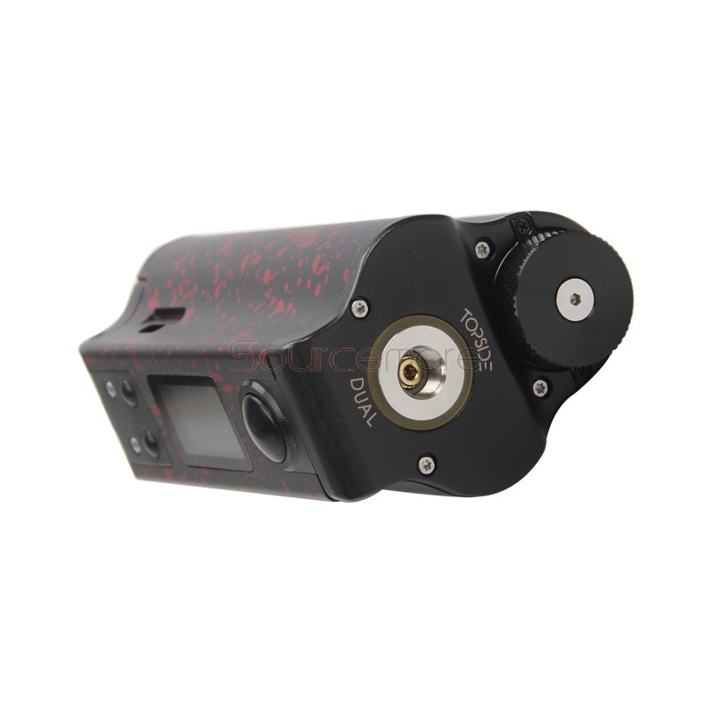 DOVPO Topside Dual 200W Squonk Mod - Black Red