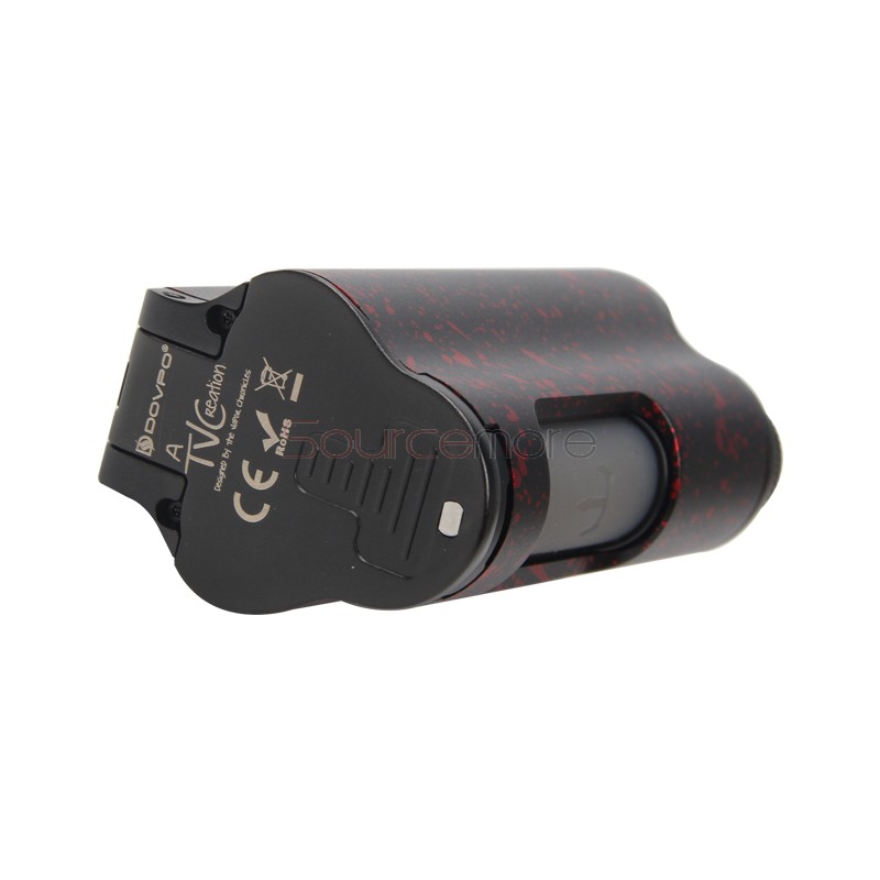 DOVPO Topside Dual 200W Squonk Mod - Black Red