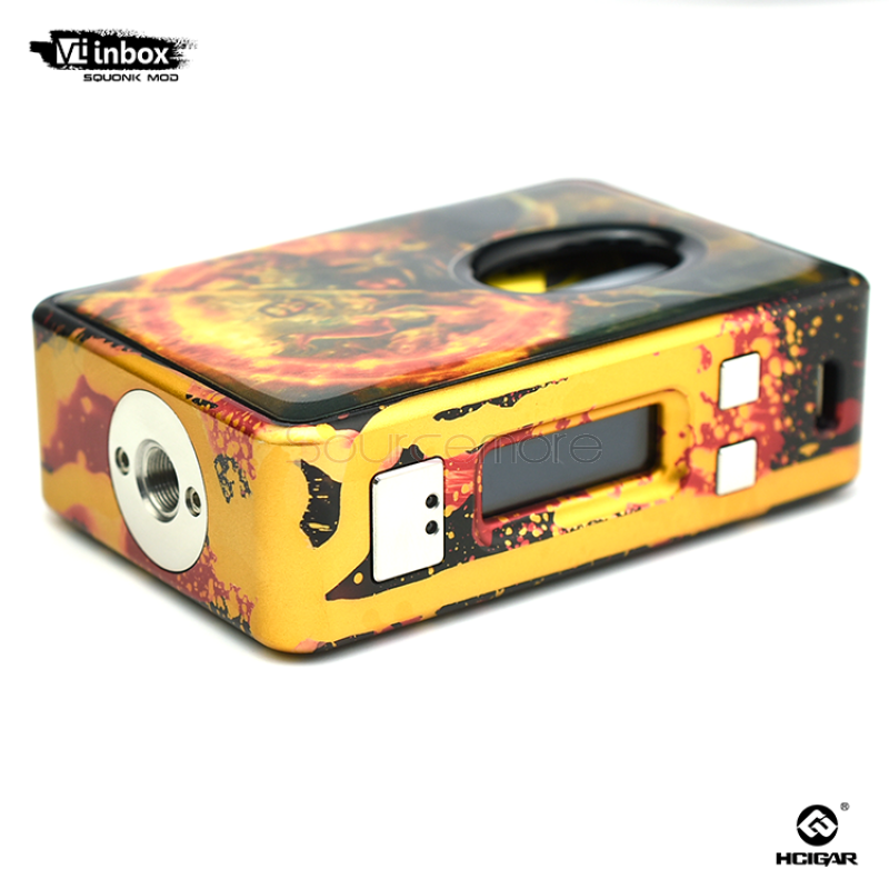 Hcigar VT Inbox 75W VW/TC Mod Powered by Single 18650 Cell-Camo Yellow