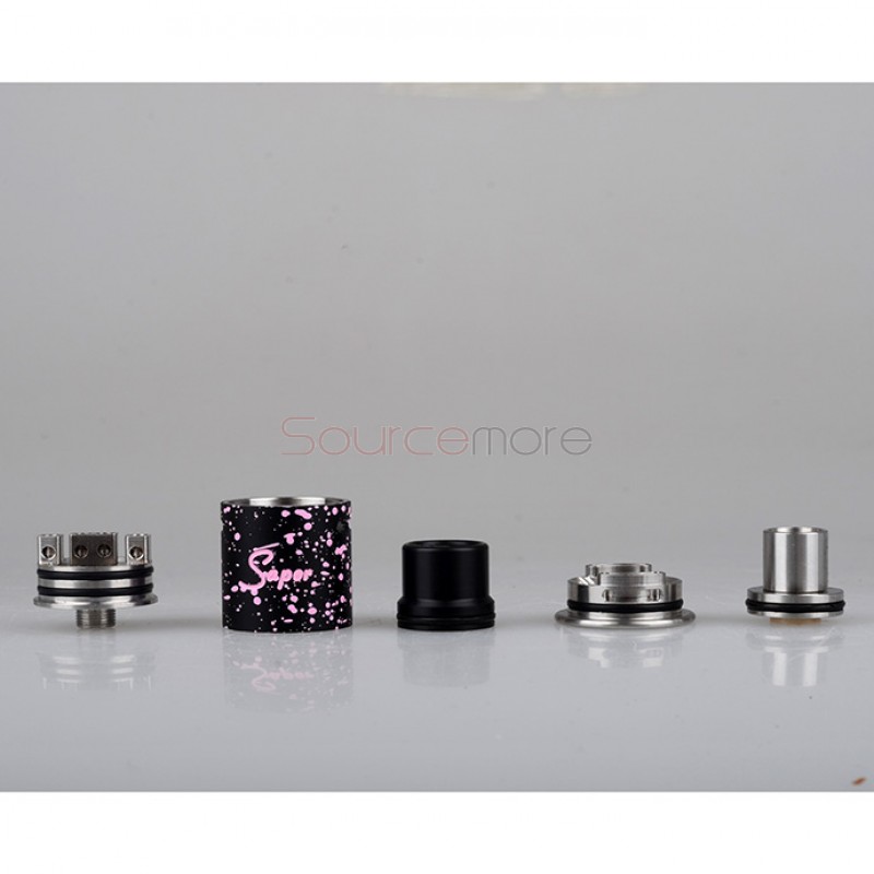 Wotofo Sapor RDA Atomizer - Black Pink
