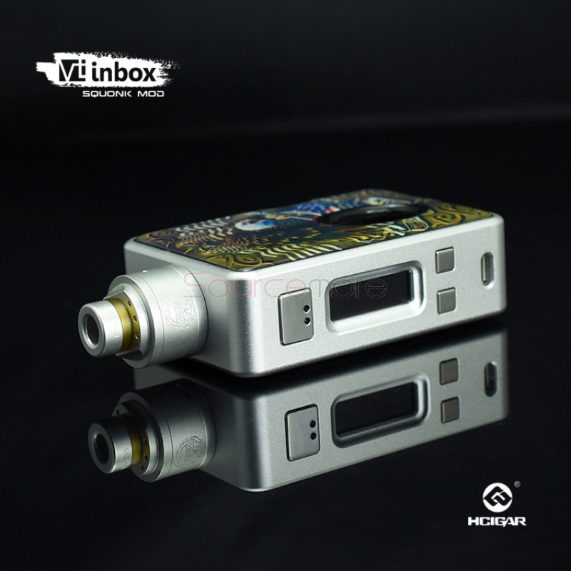 Hcigar VT Inbox with Maze V1.1 Starter Kit Powered by Single 18650 Cell-Silver