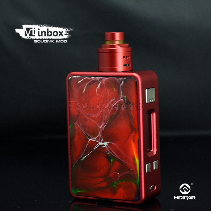 Hcigar VT Inbox with Maze V1.1 Starter Kit Powered by Single 18650 Cell-Red