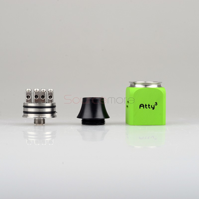 Wotofo Atty3 Cubed RDA Atomizer - Green