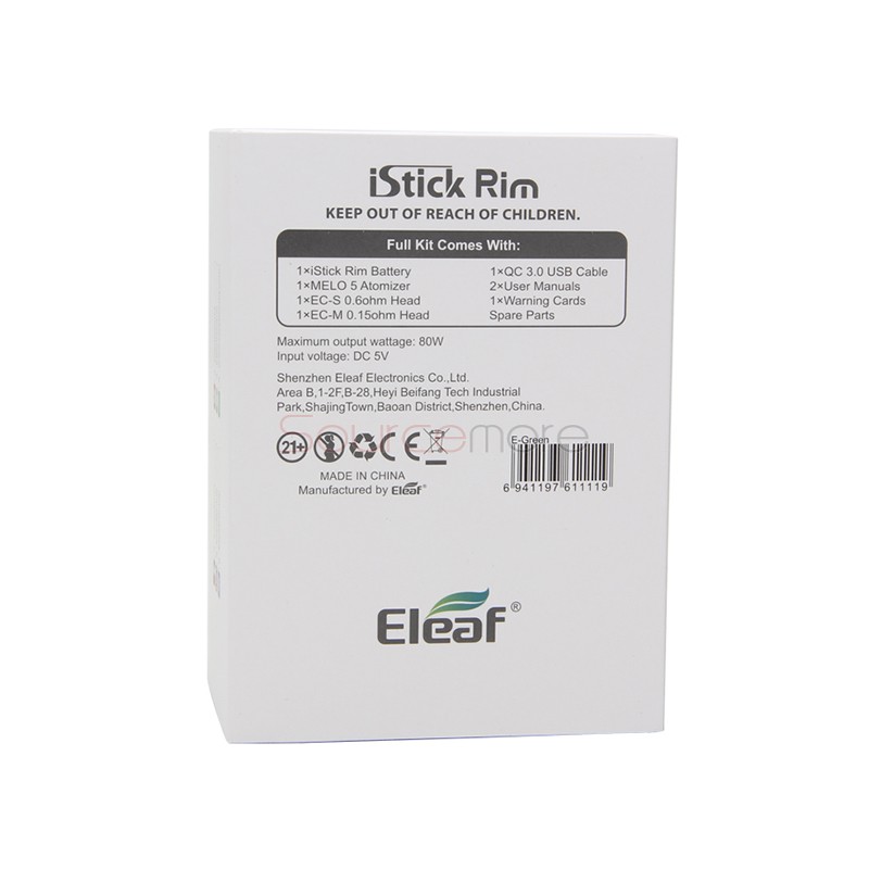 Eleaf iStick Rim Kit - E-Green