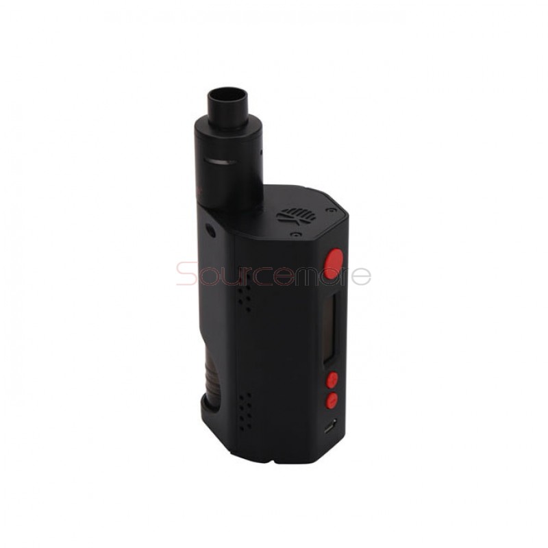Kanger Dripbox 160W Starter Kit 7.0ml Subdrip 160w Dripmod 160 Powered by Dual 18650 Cell Disposal Dripping Coil -Black