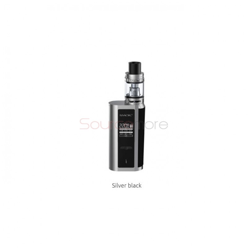 Smok GX2/4 Kit 5ml TFV8 Big Baby Tank with GX2/4 Twins Mission Mod-Silver black