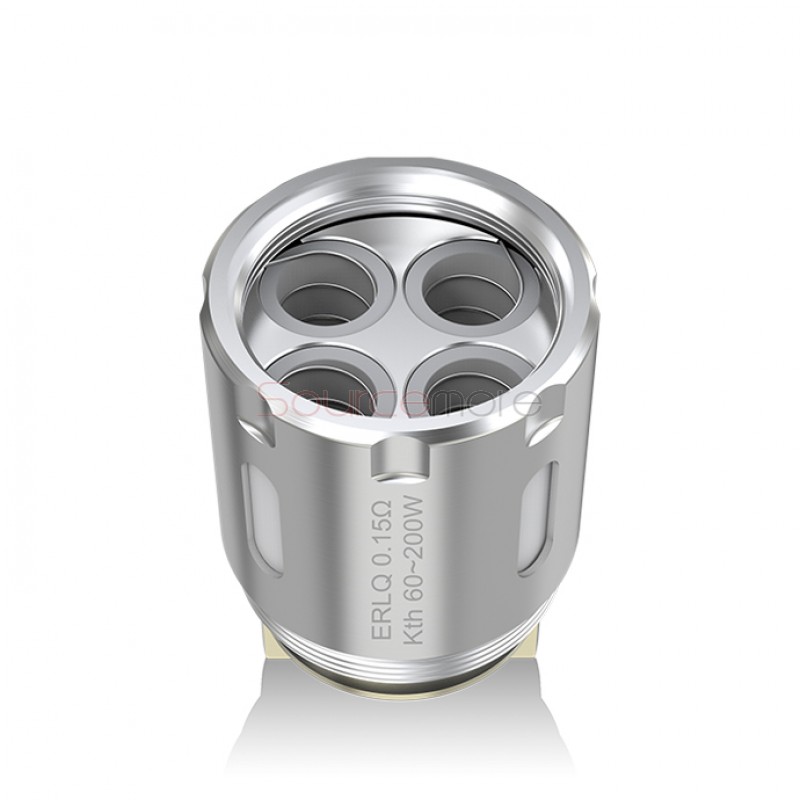 Eleaf  ERLQ Replacement Coil Head Quadruple Kanthal Coil for Melo RT 25 5pcs- 0.15ohm