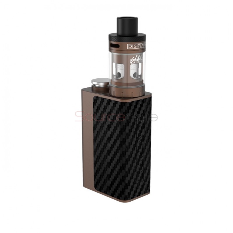 Digiflavor WildFire 60W Kit with 1700mah DF 60 Mod and 3ml WildFire Bottom Airflow Tank -Coffee