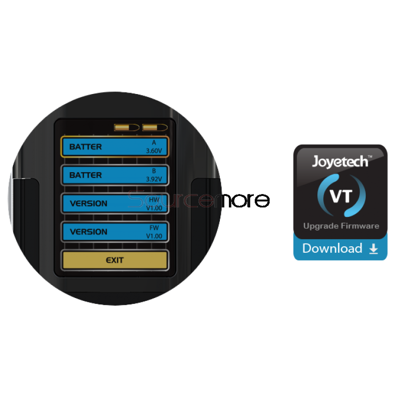 Joyetech ESPION with ProCore X Kit 200W ESPION Box Mod and 2.0ml/4.5ml ProCore X Atomizer