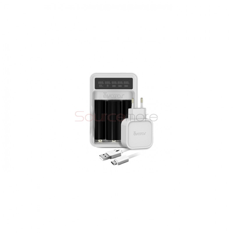 Avatar Intelligent Battery Digicharger Kit EU Plug- White
