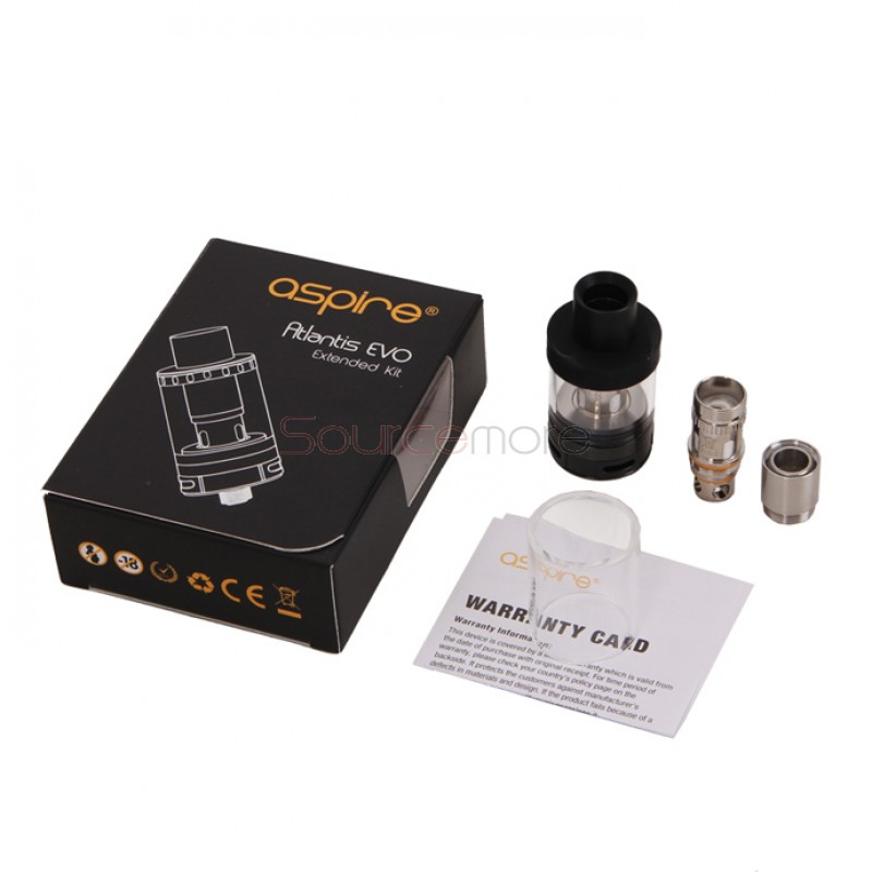 Aspire Atlantis Evo Tank 4ml - Black