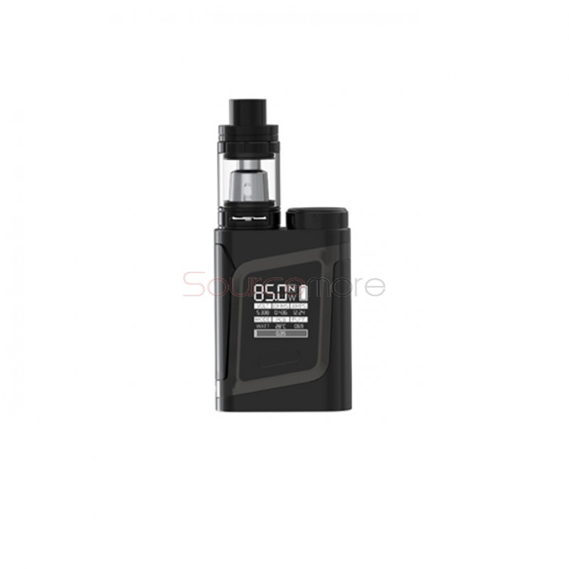 Smok RHA85 TC 85W Starter Kit RHA85 OLED Screen Mod with TFV8 Baby Tank- Gun metal
