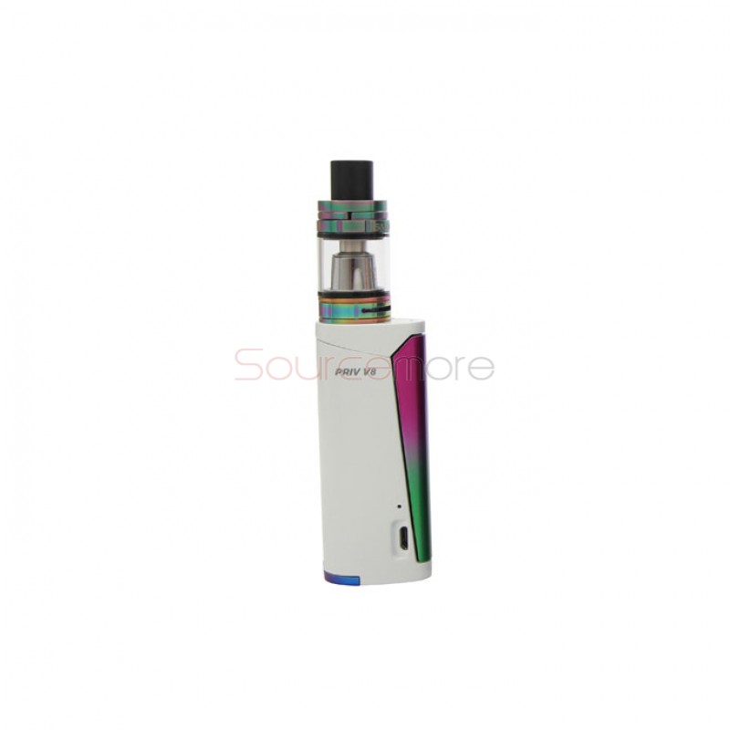 Smok Priv V8 Kit Priv V8 mod with TFV8 Baby Tank-White and 7-Color