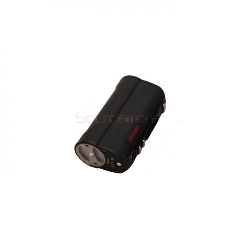 Hcigar VT75 Evolv DNA75 Chipest Temperature Control Mod Support SS/Ni/Ti Powered by Single 26650 or 18650 Cell-Black