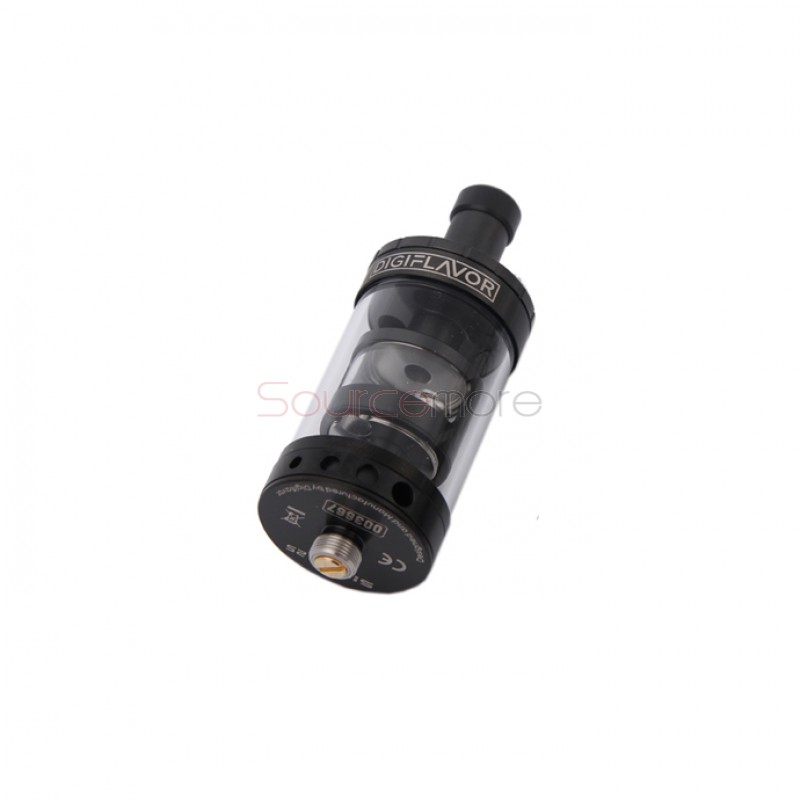 Digiflavor Siren GTA 5ml Liquild Capacity Mouth to Lung Genisis Tank Atomizer 25mm Diameter Version- Black