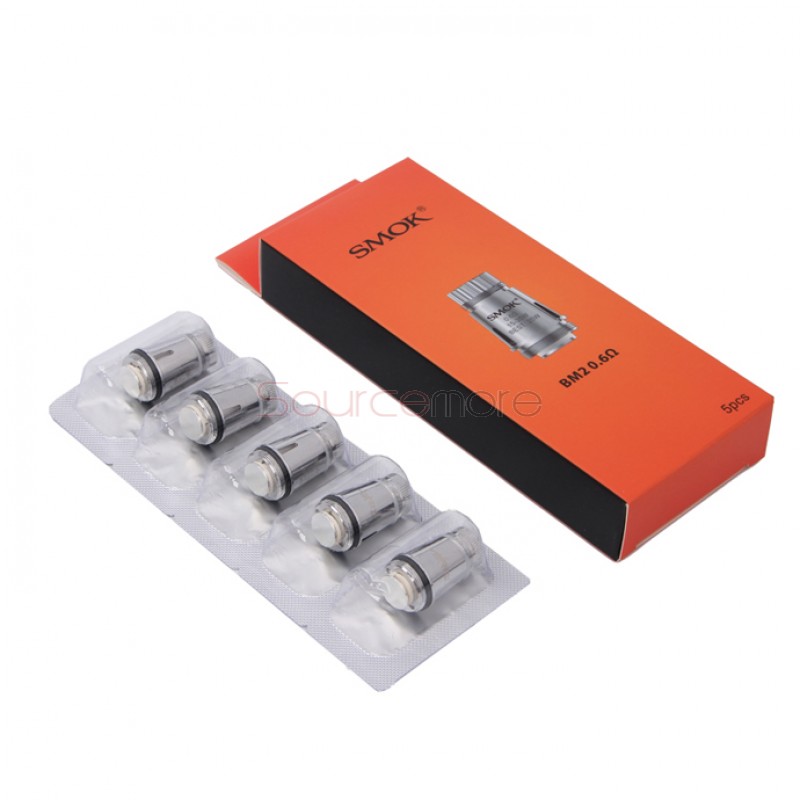 Smok BM2 Core Replacement Kanthal Dual Core for Brit Tank 5pcs- 0.6ohm