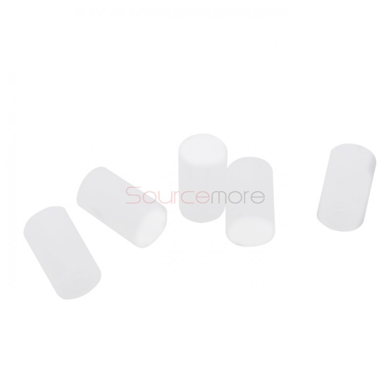 Disposable Silicone Short Version Drip Tip 10pcs-Clear