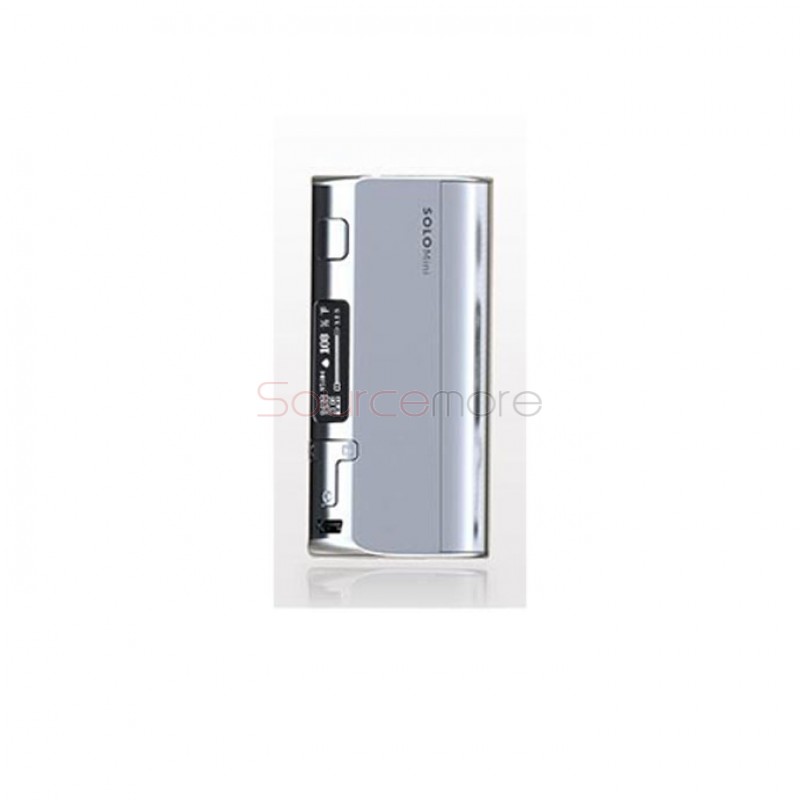 IJOY Solo Mini 75W Taste Control OLED Screen Mod Support Ti/Ni/Kanthal A1/SS Powered by Single 18650 Cell- Silver