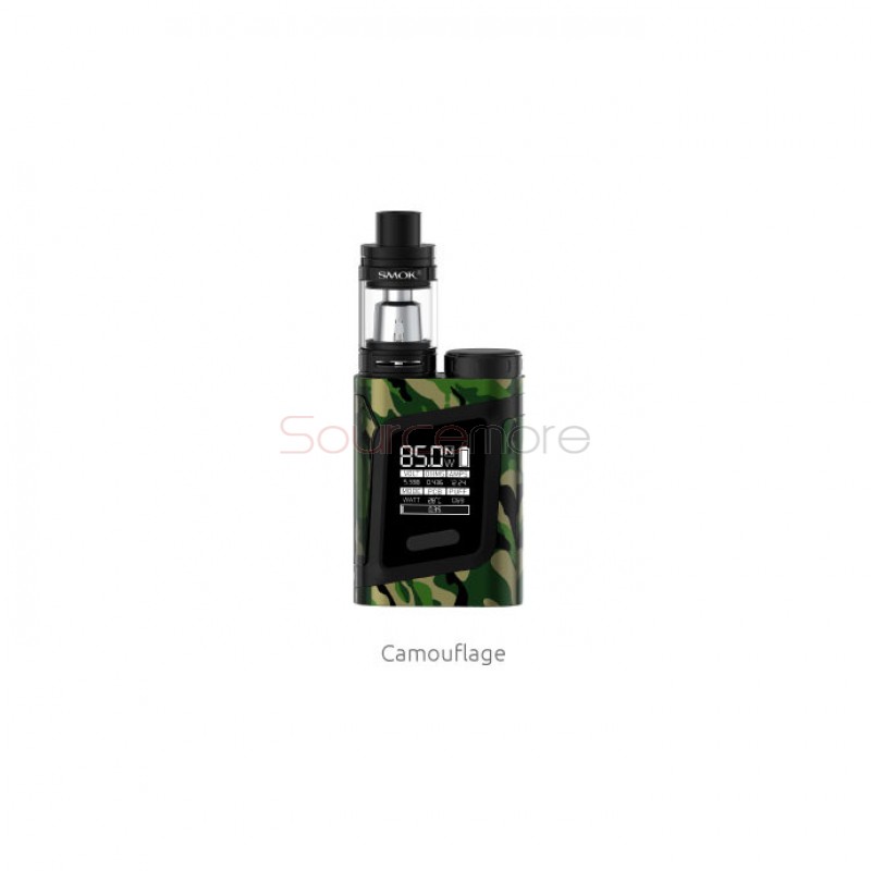 Smok RHA85 TC 85W Starter Kit RHA85 OLED Screen Mod with TFV8 Baby Tank- Purple&Black