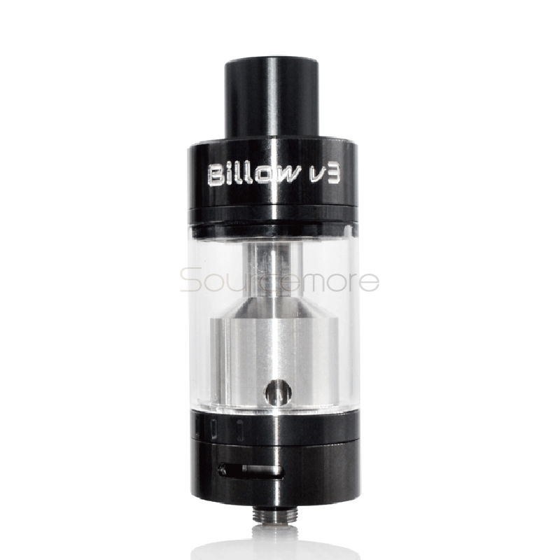 Ehpro Billow V3 Plus RTA Adjustable Airflow Control Rebuildable Tank Atomizer with 5.4ml Juice Capacity-Black