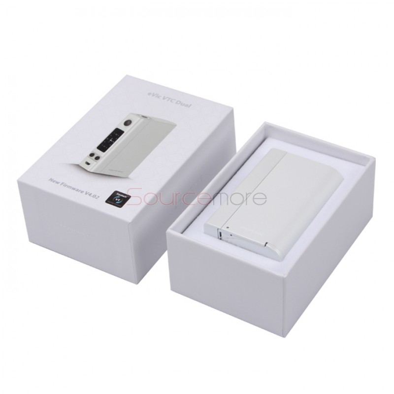 Joyetech eVic VTC Dual Battery Mod - White