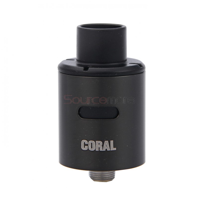 Eleaf Coral RDA 22mm Diameter Rebuildable Dripping Atomizer with Bottom-fed-Black 