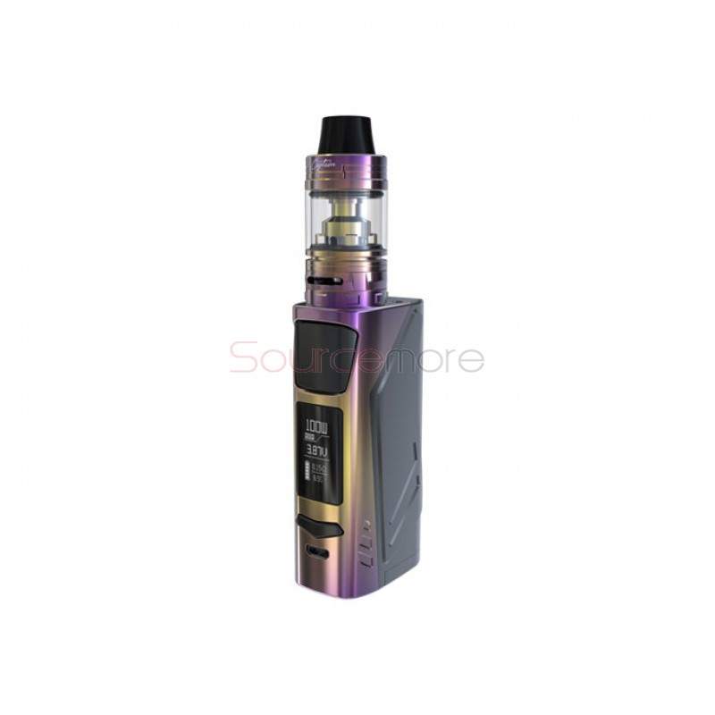 IJOY Elite PS2170 100W Kit Elite PS2170 100W Mod with 3.2ml Captain Mini Tank (Included 21700 Battery)-Rainbow
