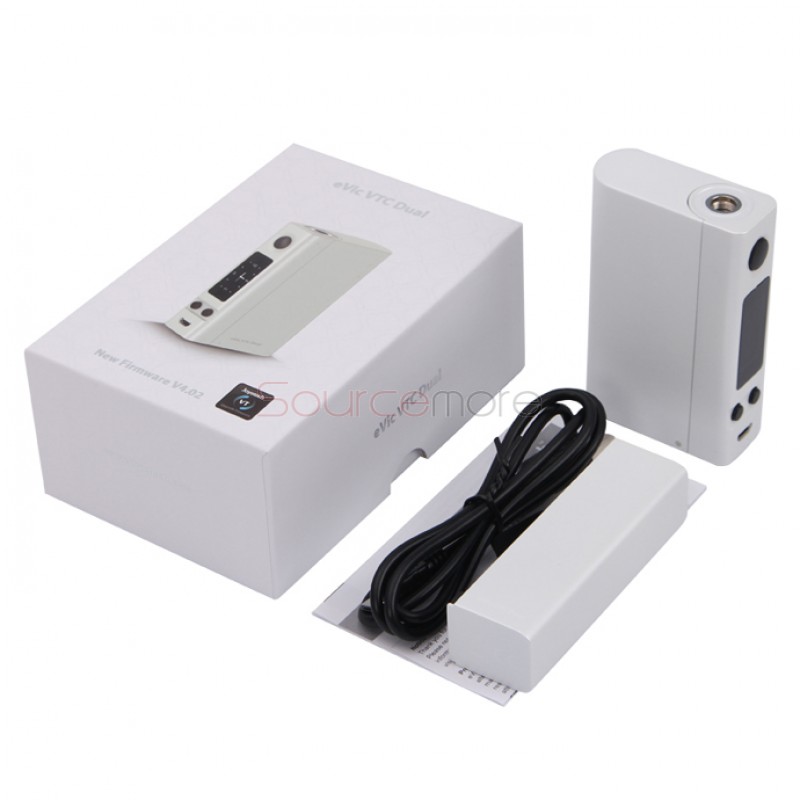 Joyetech eVic VTC Dual Battery Mod - White