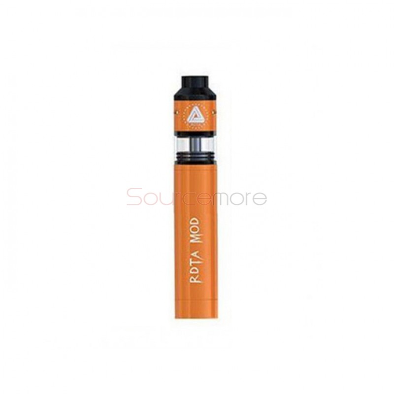 IJOY RDTA MOD Kit Mechanical Mod Powered by Single 18650 Battery with 6.9ml Limitless RDTA Classic Edition- Orange