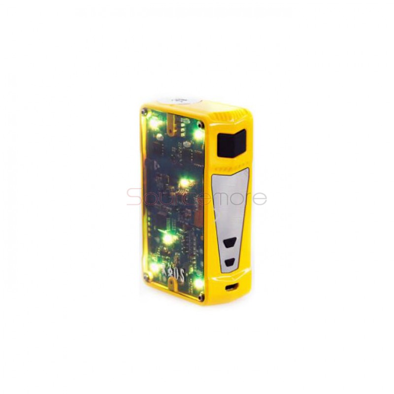 Sigelei Kaos Z 200W TC/VW Box Mod Powered by Dual 18650 Cells-Yellow
