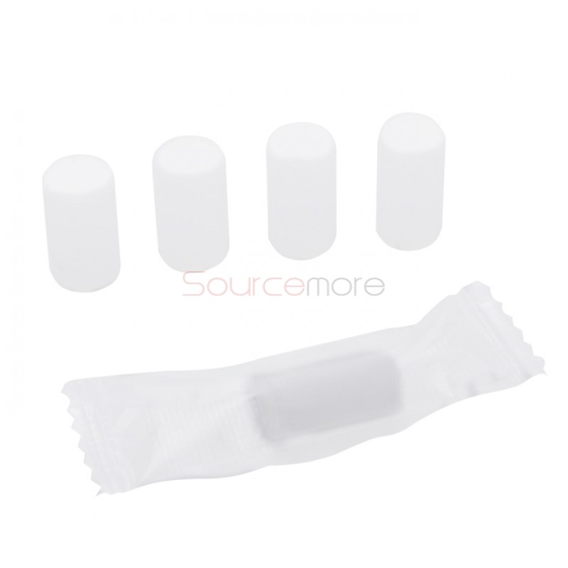 Disposable Silicone Short Version Drip Tip 10pcs-Clear