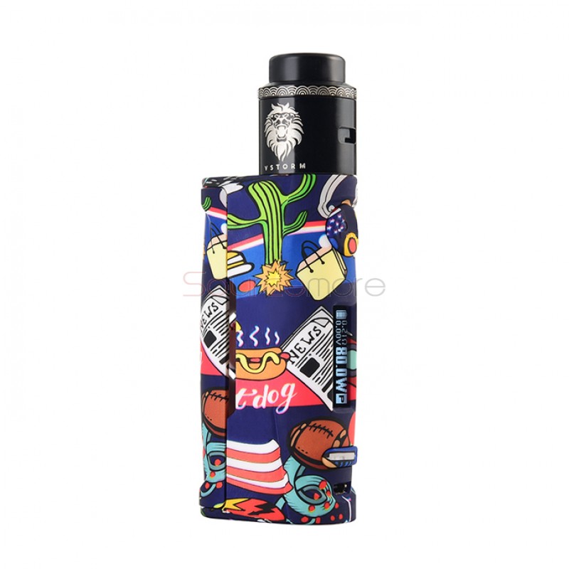 Vapor Storm Puma Baby TC Box Mod 80W with Lion RDA Atomizer 24 Vape Kit Freedom