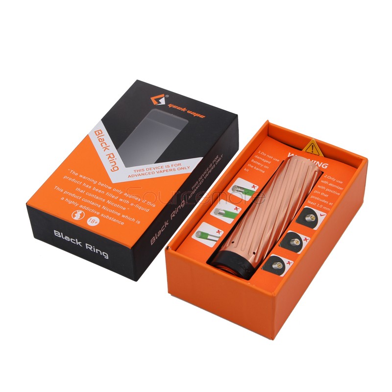 Geekvape Karma Mechanical Mod Requires a Single 18650 Cell 