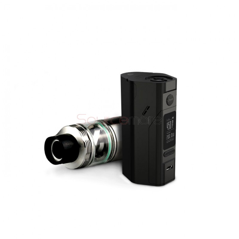 Wismec Reuleaux RX2/3 Mod with Cylin RTA Bundle Kit - Full Black