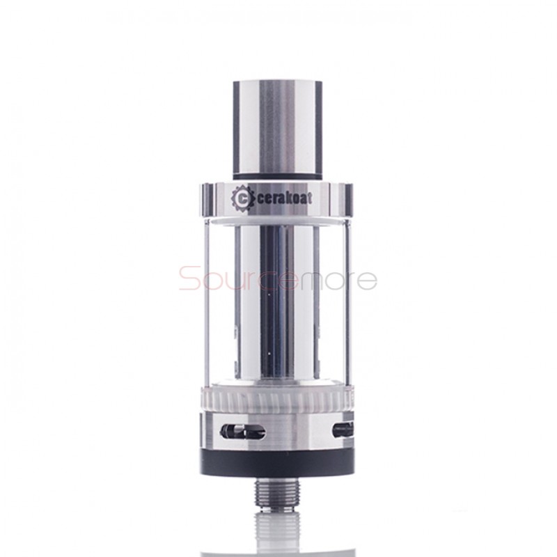 Horizon Cerakoat Top-filling Design with Full Chamber Chimney 4.0ml Liquid Capacity 22mm Diameter 510 connector Tank  -Silver