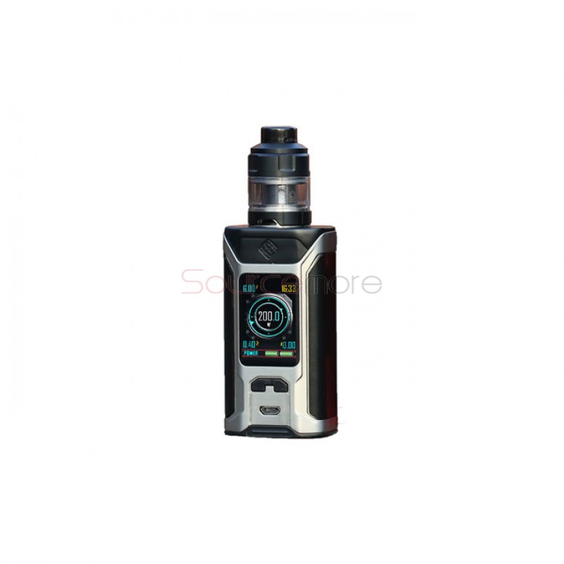 Wismec Sinuous Ravage230 Kit with GNOME Evo Tank 4ml - Brush Stainless