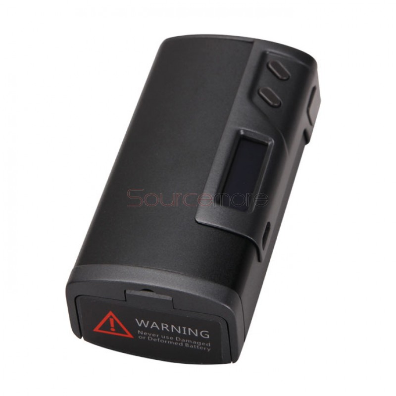 Sigelei Fuchai 213W Temperature Control Mod Support Ni/Ti/SS Powered by Dual 18650 Battery Cells- Black