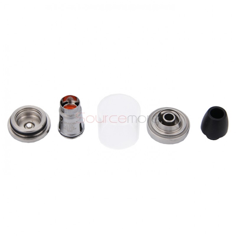 Smok Brit Mini Flavor Tank with 2.0ml Liquid Capacity and Top-filling Design Top Airflow - Silver