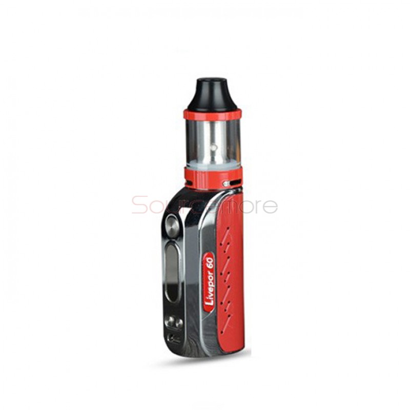 Yosta Livepor 60W Kit with IGVI T2 Atomizer - Red
