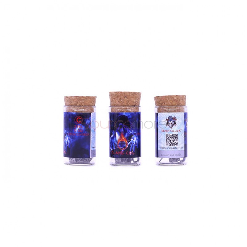 LTQ Demon Killer Heating Wire 0.5ohm for Rebuildable Atomizers 316L( 28GA*2)+38GA Wire-Flame coil C