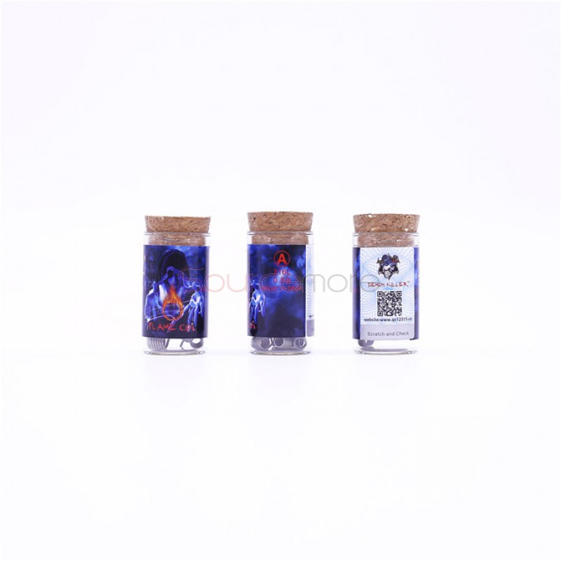LTQ Demon Killer Heating Wire 0.5ohm for Rebuildable Atomizers 316L 28GA*2+38GA Wire-Flame coil A